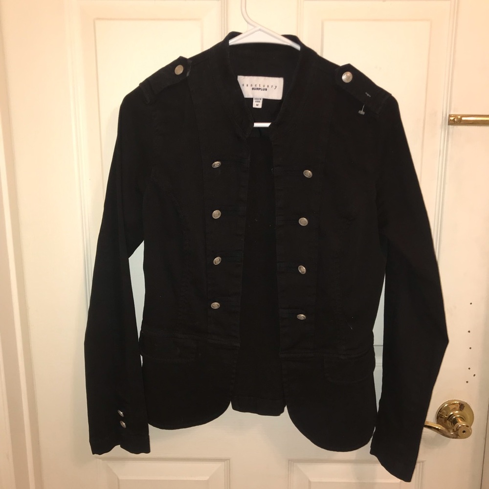 Sanctuary black Military Blazer jacket